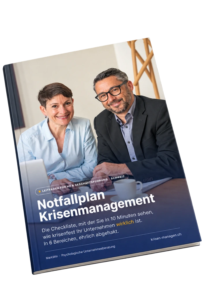 Der Leitfaden Notfallplan Krisenmanagement als Heft